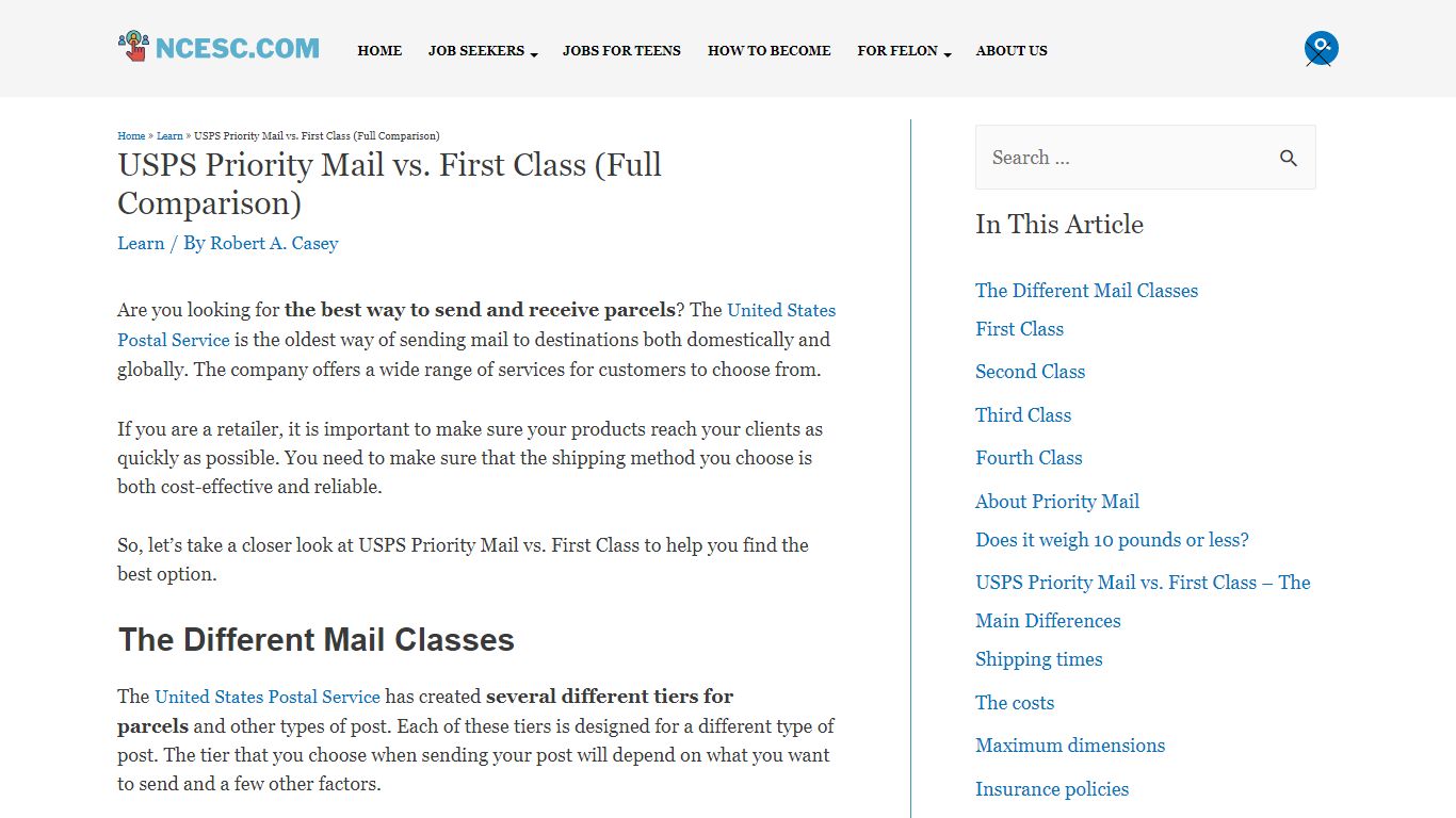 USPS Priority Mail vs. First Class (Full Comparison)